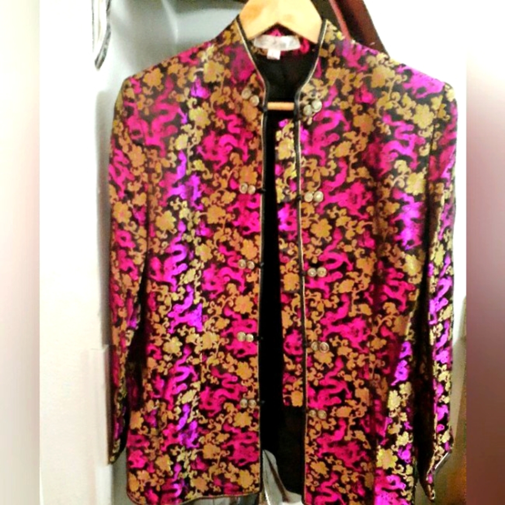 Tapestry Design Casual Jacket